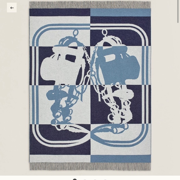 Hermes Brides de Gala Blanket - Picture 4 of 4